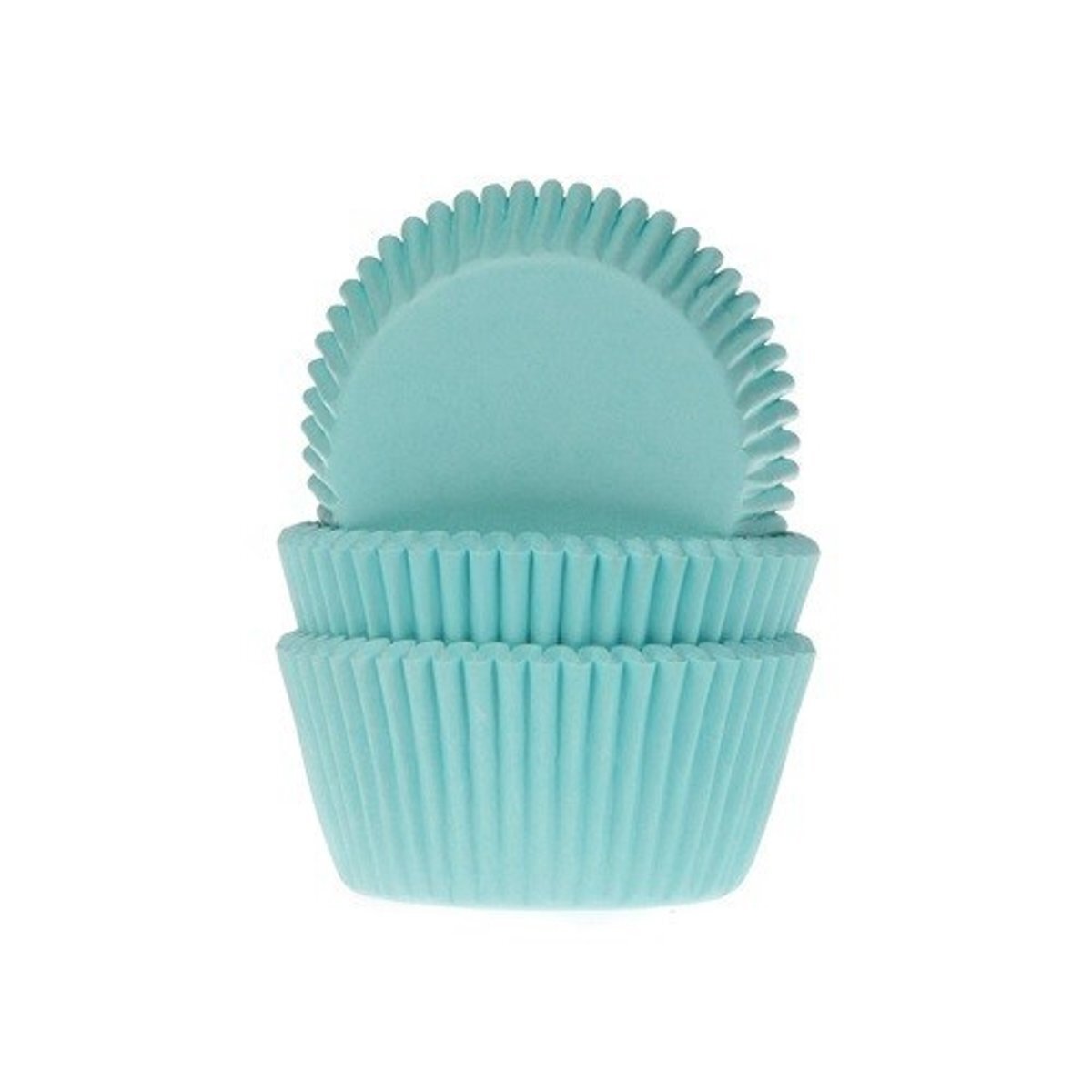 House of Marie Cupcake Cups Turquoise 50x33mm. 50 st
