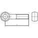 TOOLCRAFT TO-5357991 Boulons à œil M20 70 mm DIN 444 Inox A4 1 pièce