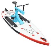 Vélo aquatique avec planche de SUP - Bleu