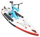 Vélo aquatique avec planche de SUP - Bleu