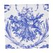 Caspari Romantische Toile Blauwe Cocktailservetten - 20 Per Pakket