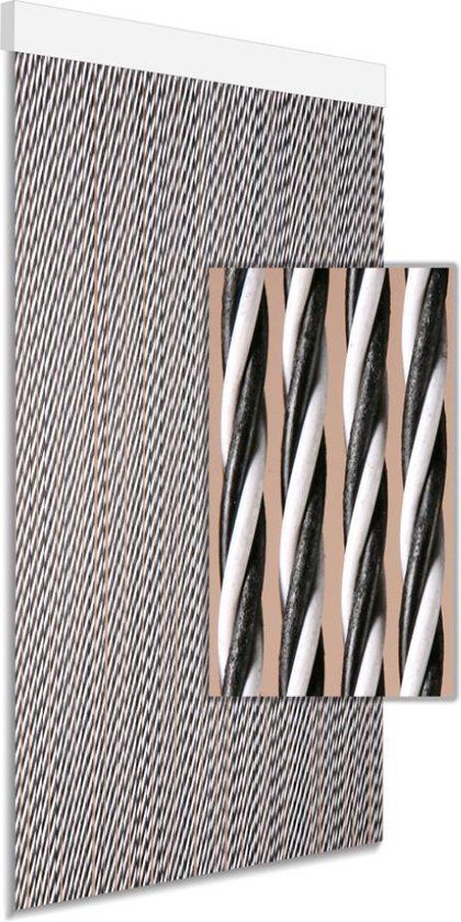 DEGOR Dara - Vliegengordijn/deurgordijn - 90x210 cm - Zwart