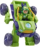 Marvel Hulk Mech-pantser, voertuig 2-en-1, Marvel Iron Man et ses amis fantastiques, multicolore, figurine incluse, à partir de 4 ans