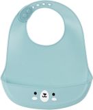 Safta Slabbetjesset Bear Siliconen Licht Blauw