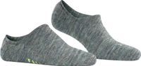 FALKE Keep Warm onzichtbaar effen wol footies unisex blauw - maat 46-48