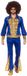 Wilbers & Wilbers Boogie Bob Glitter Disco Kostuum Mannen BlauwGoud Polyester M