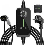 Jatrhg Ev Chargeur 20m 3.6kw-1.5kw 16a13a10a8a Type 2 Station De Charge Voiture Electrique Portable Courant Commutable Voiture Hybride Chargeur Rapide Monophase