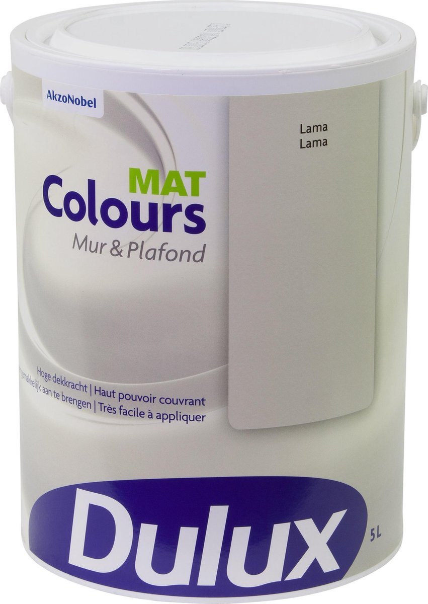 DULUX Colours Mur & Plafond - Mat - Lama - 5 Liter