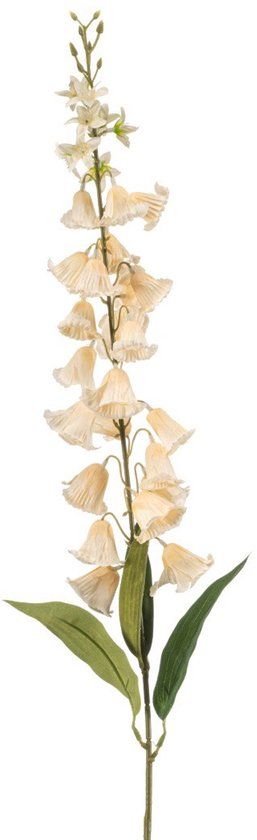 Merkloos Emerald Campanula spray peach 98 cm kunstplant