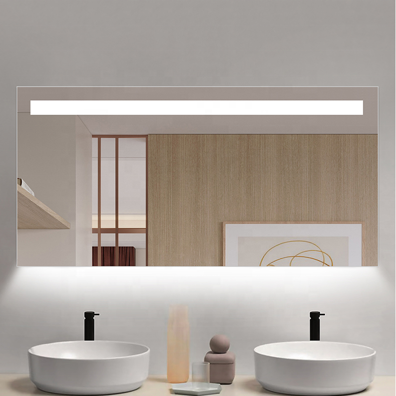 Badkamerplanet Badkamerspiegel LED 120x70 cm met Spiegelverwarming