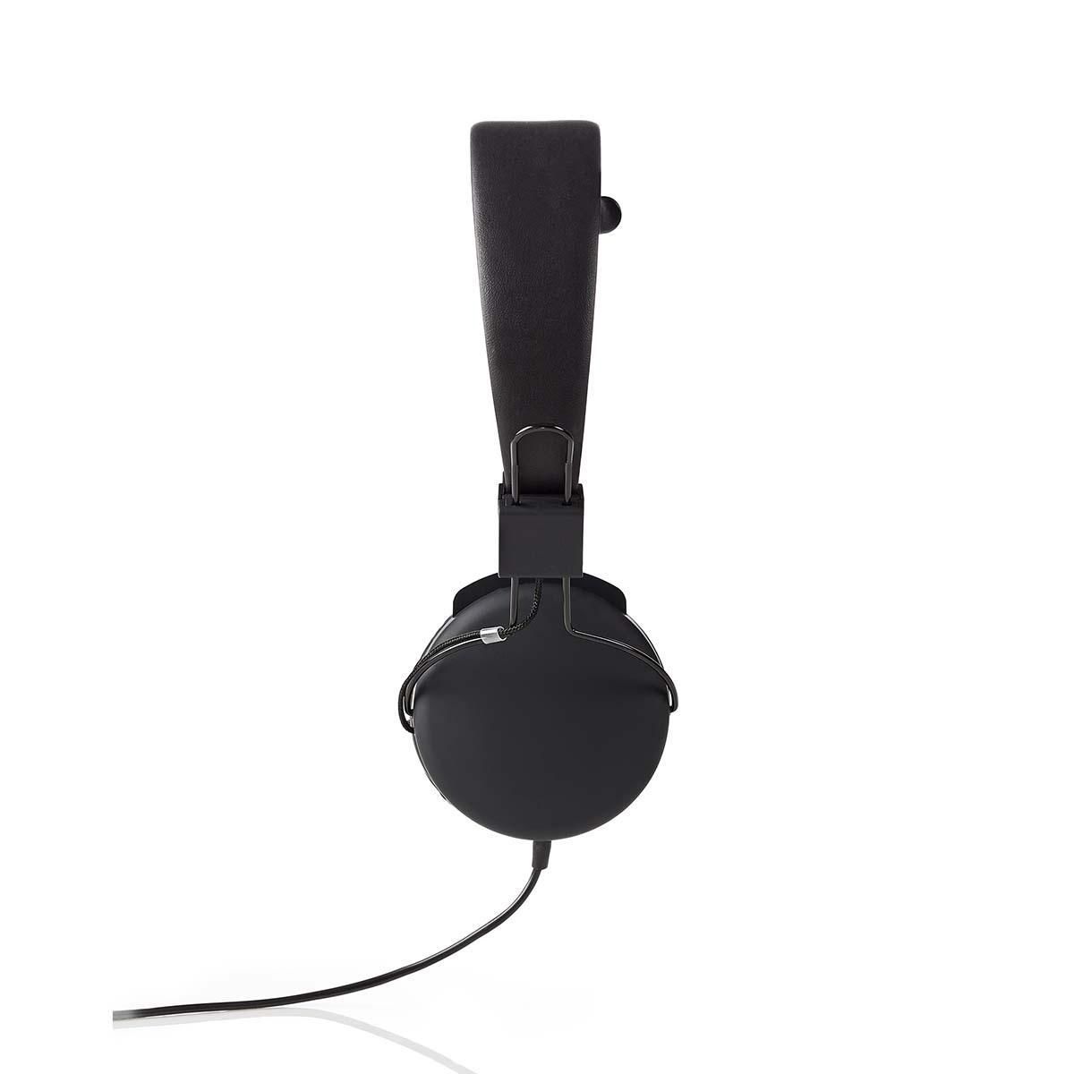 Nedis Bedrade On-ear Koptelefoon - 3,5 mm - Zwart