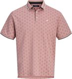 Jack & Jones Poloshirt Jprpaulos Play Aop Blu. Ss Polo 12154548 Ash Rose Mannen Maat - M