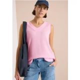 Icecat Blouse met V-hals van mousseline