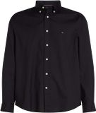 Tommy Hilfiger Core Flex Poplin Sol, Bds-Overhemd - Zwart - S