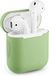 Beschermhoes Apple Beschermhoes voor Airpods 1 & 2, lichtgroen