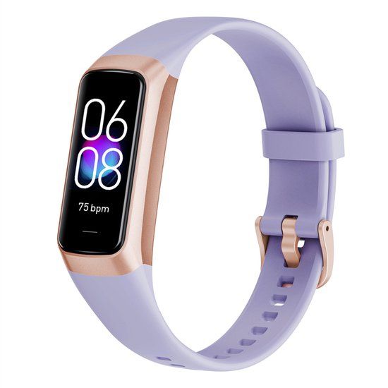 EVY24 Activity Tracker - Stappenteller Premium - Smartwatch - Activity Tracker - Paars