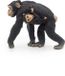 Papo Speelfiguur - Aap - Chimpansee - Met jong - 7x3x6cm