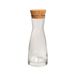 Carafe avec bouchon en liège, verre, 0,5 L