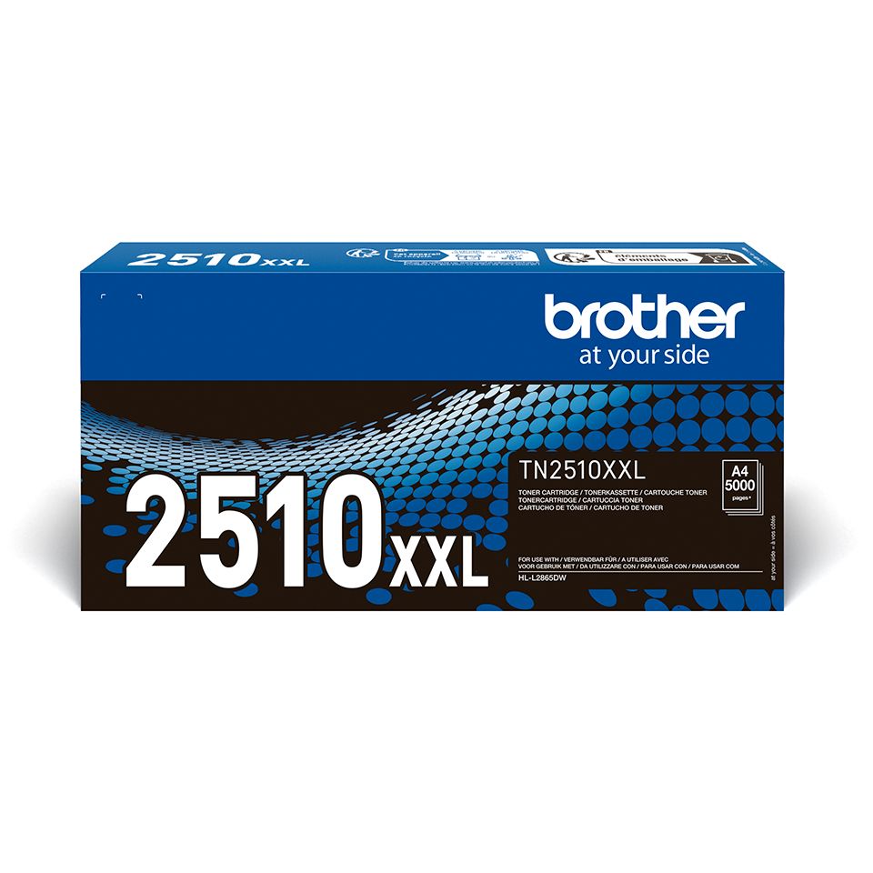 Brother TN2510XXL tonercartridge Zwart Origineel Extra (Super) Hoog Rendement 5000 pagina's