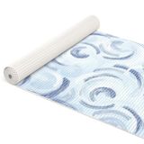 ANRO Badmat Ringen Blauw 65x260cm