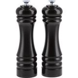 SILVERCREST® Set de moulins à sel et à poivre, 21 cm (noir)