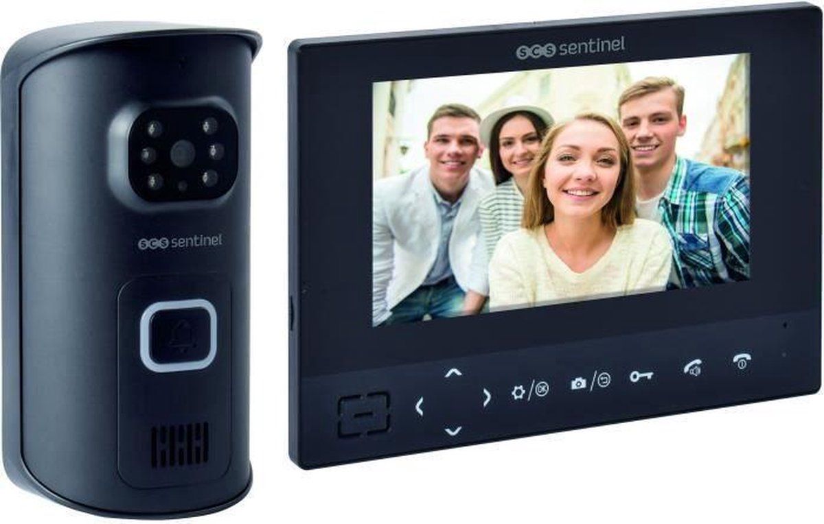 SCS Sentinel Draadloos video-intercom - 200 meter bereik - 3701085203788
