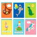 Hallmark Verjaardagskaarten voor kinderen, assortiment, 48 kaarten met enveloppen (dinosaurussen, luiaards, eenhoorns, flamingo's, schildpadden, haaien)