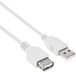 Allteq ALTQ-USBA-XTNT-W-5 USB-kabel 5 m Wit