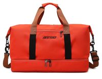 Elzusha - Sac de sport pour le week-end avec sac pour ordinateur portable et compartiment à chaussures