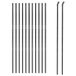 Grillage Anthracite 1,6x25 m Acier Galvanisé