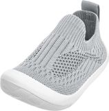Playshoes Vrijetijdsschoen Strick Sneakers, uniseks, kinderen, Grijs gebreid, 26 EU