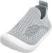 Playshoes Vrijetijdsschoen Strick Sneakers, uniseks, kinderen, Grijs gebreid, 26 EU