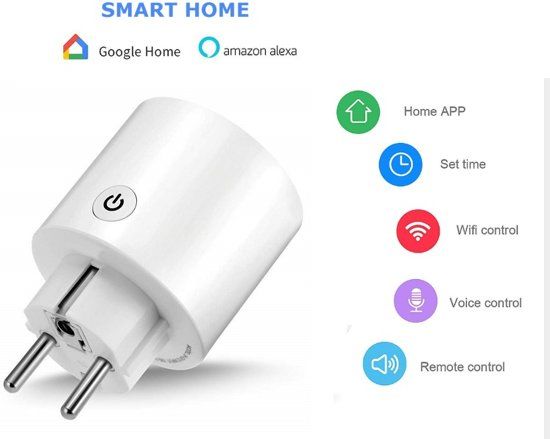Drphone VOICE Series - Slimme Schakelaar - WiFi - Spraakbesturing - Wit