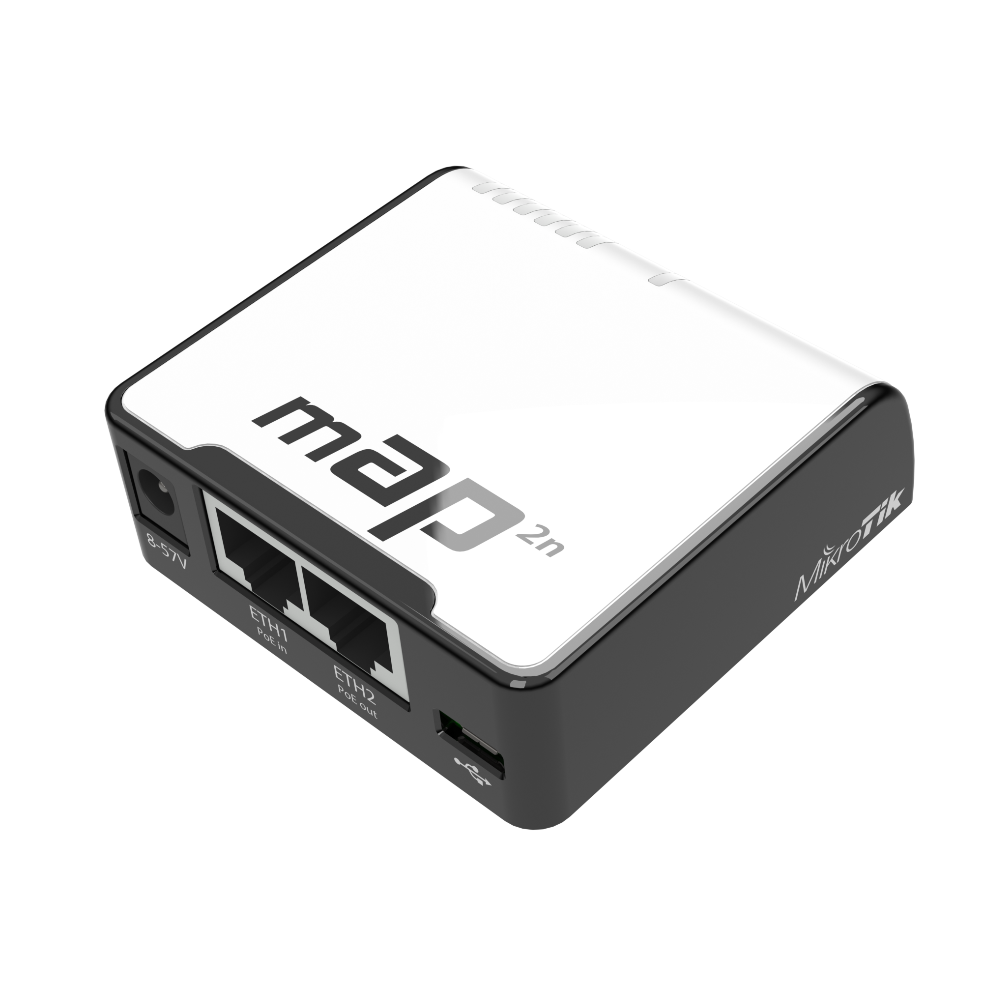 MikroTik mAP 2n - Draadloos toegangspunt (WAP) - Zwart, Wit