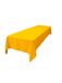La Leinen polyester Popeline tafelkleed, rechthoekig, 60 144-inch, donkergeel