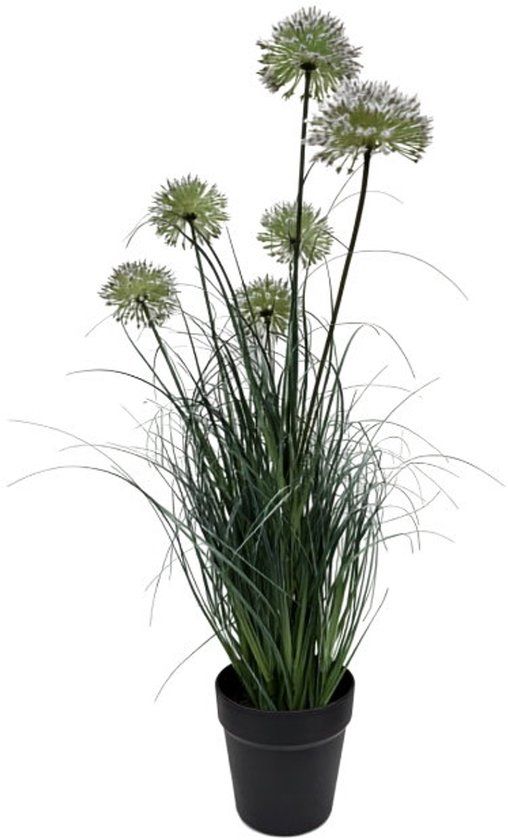 Oosterik Home Allium siergras paars H 73 cm kunstplant
