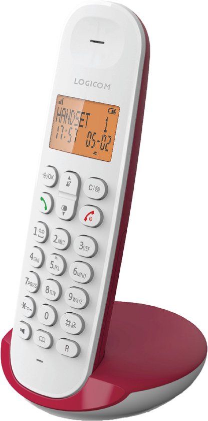Logicom ILOA 150 Huistelefoon Draadloos Framboos