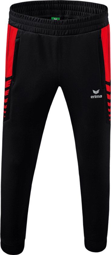 ERIMA Six Wings Worker Broek Dames Zwart-Rood Maat 36