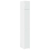 vidaXL Opbergkast smal 30x42,5x225 cm bewerkt hout wit