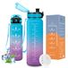 Vikaster 1000 ml BPA-vrije drinkfles voor sport, fitnessstudio, hardlopen, kinderen, fietsen