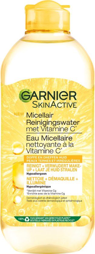 Garnier SkinActive Micellair Water Vitamine C* - Reinigingswater voor het Gezicht - 400ml