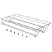 Emuca Tiroir à chaussures pour armoires et dressings Quartz - 740 (m90) - Acier - Titane