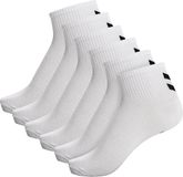 Hummel Hmlchevron 6-pack mid-cut sokken - Heren - Maat 46-48 - Wit/Wit