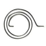 MICEL - Reserveveer voor deurgrepen en rozetten, 2 omwentelingen, incl. 2 stuks, staal, 29 x 29 x 1,7 mm