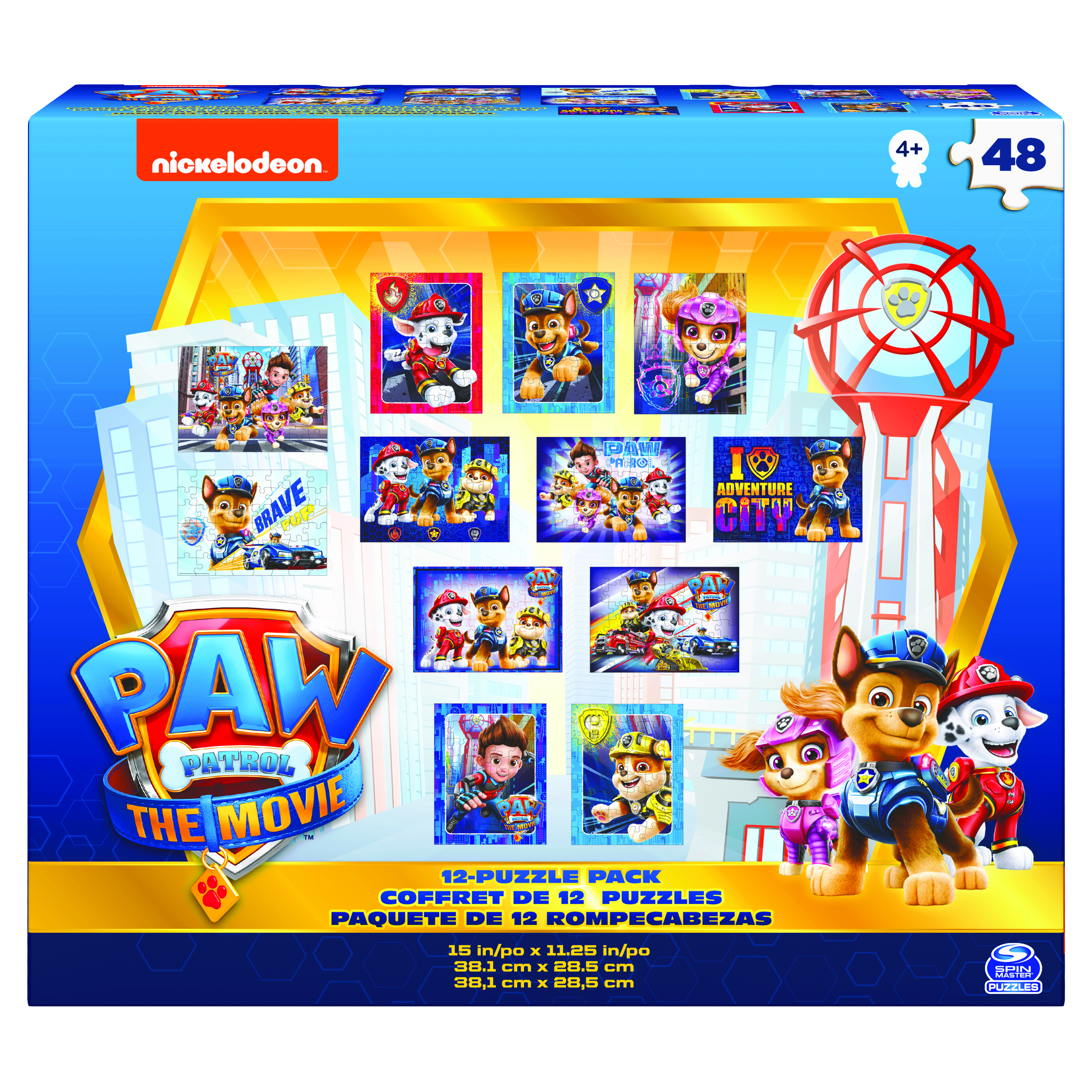 PAW Patrol Games PAW Patrol - Puzzelset met 12 puzzels