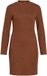 VILA VIRAFFI Lange mouwen Jurk Chocolate Brown