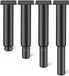 Ibenzoa® 4 Stuks Pieds de meuble réglables en métal
