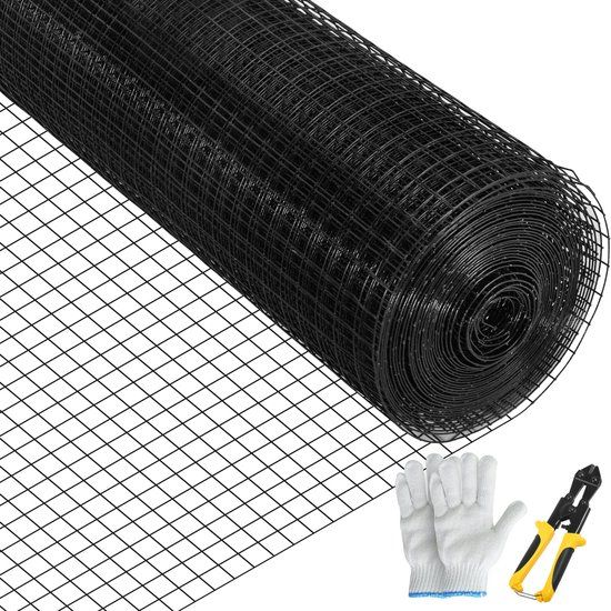 Vevor Gaas 24" X 12" Gegalvaniseerd Vinyl Gecoat 16 Gauge Stalen Gaas Hekwerk