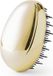 Merkloos / Sans marque Haarborstel - anti-klit - goudkleurig - 9 cm - voor onderweg