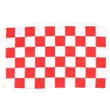 AZ FLAG Rood en wit geblokt 90x60 cm Polyester 100D 2 Ringen